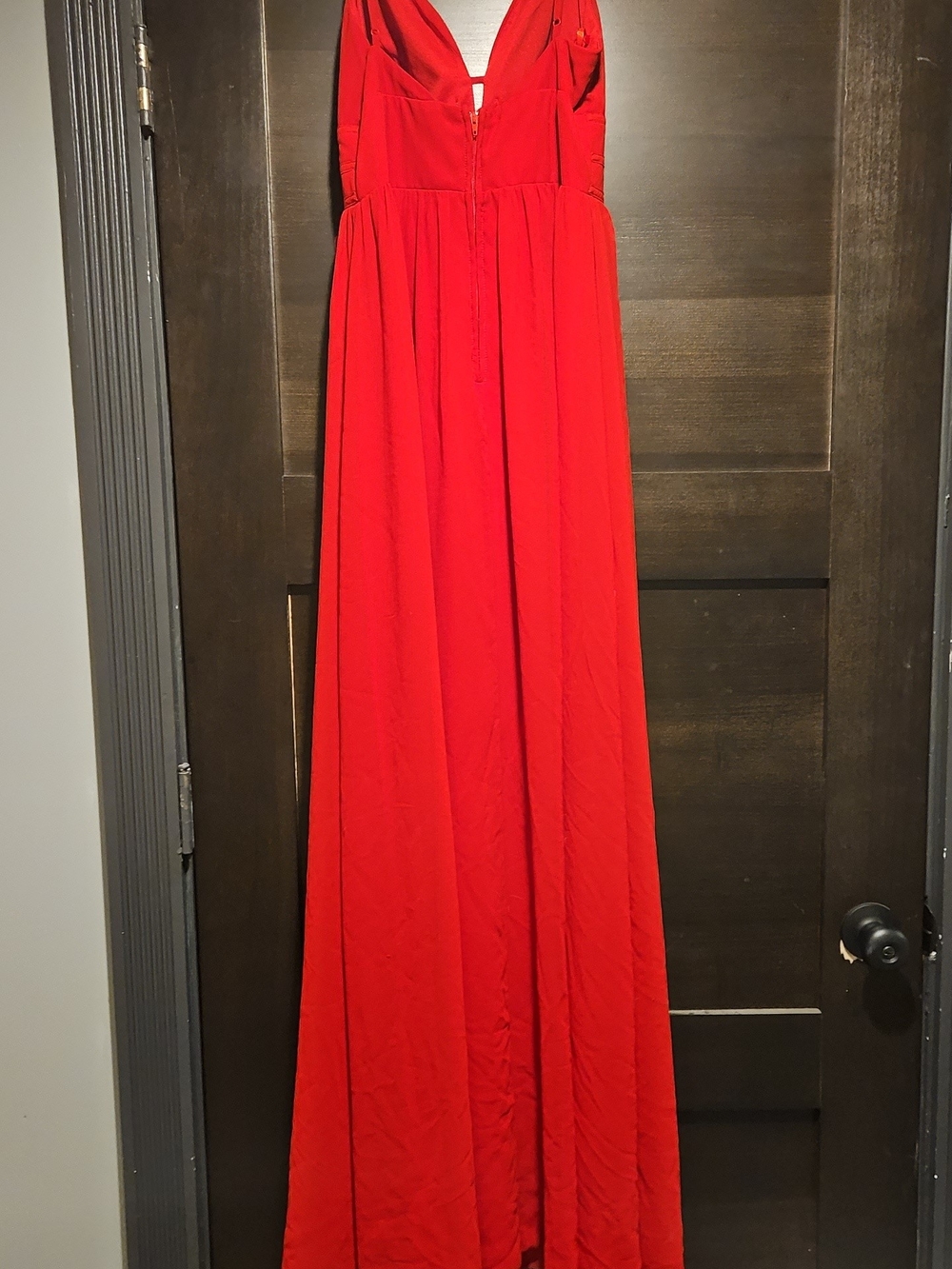 City Studios Red Prom Dress - Sleeveless V-Neck Gown